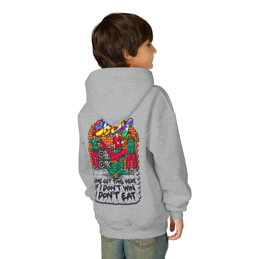 B-Boy: Come Get This Heat Youth Hoodie | Reminiscent Wear