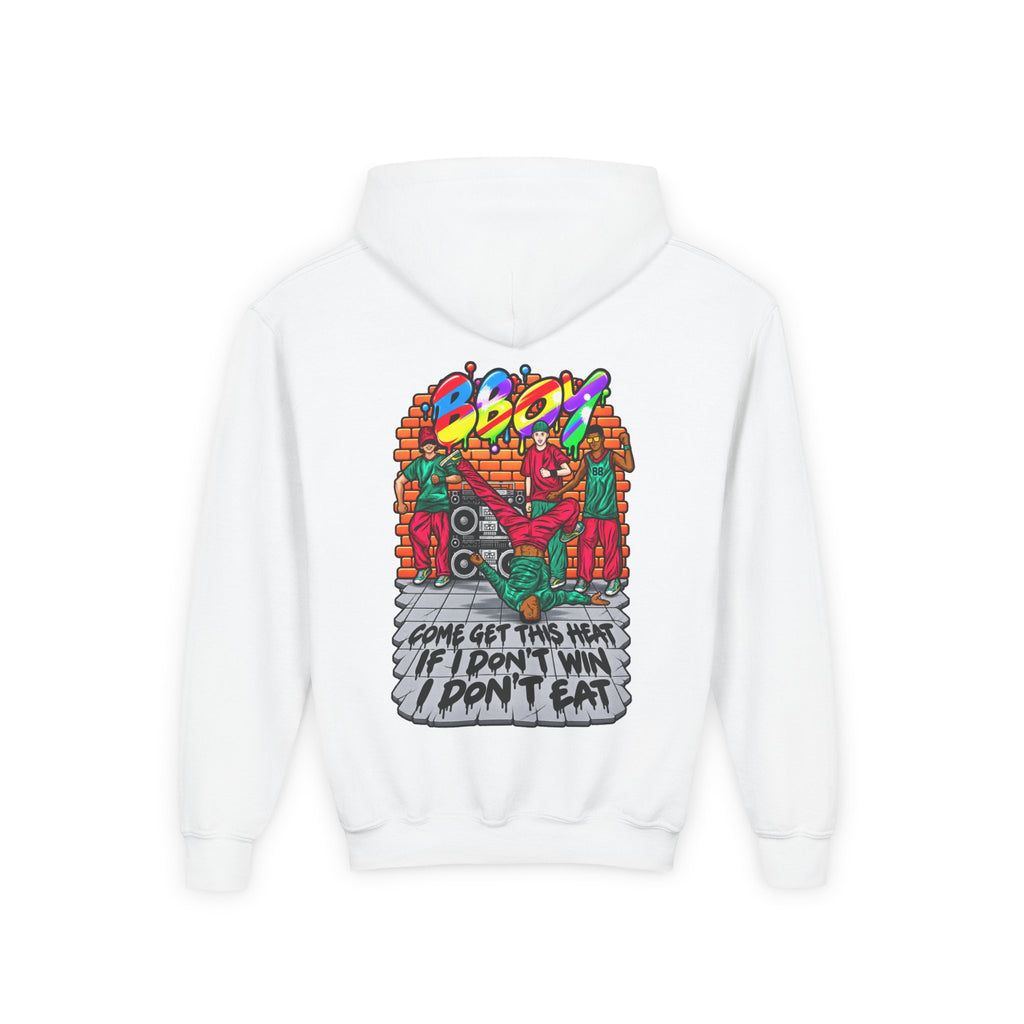 B-Boy: Come Get This Heat Youth Hoodie | Reminiscent Wear