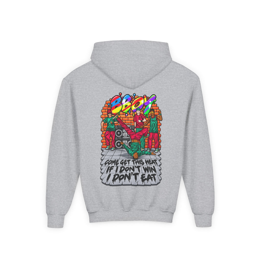 B-Boy: Come Get This Heat Youth Hoodie | Reminiscent Wear