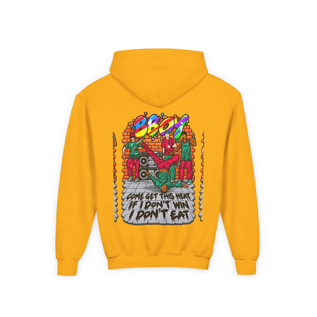 B-Boy: Come Get This Heat Youth Hoodie | Reminiscent Wear