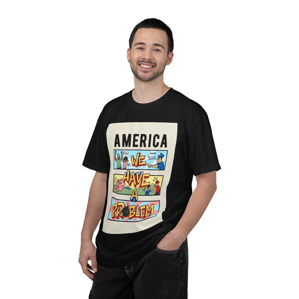 America We Have a Problem T-Shirt - Reminiscent Wear Graphic Tee