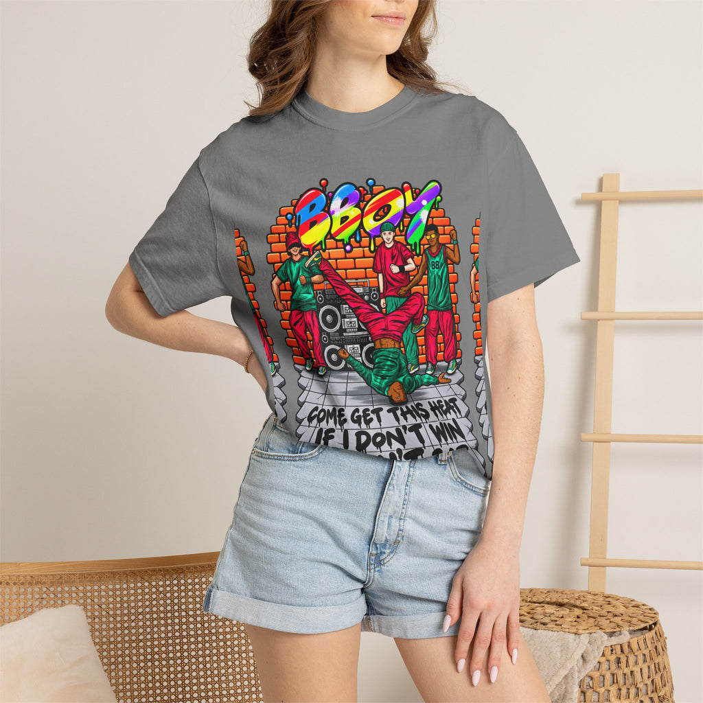 Reminiscent Wear BBoy T-Shirt — "Come Get This Heat " Streetwear Tee