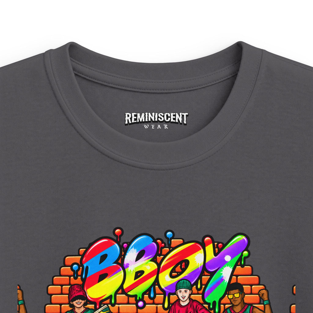 B-Boy: Come Get This Heat | Reminiscent Wear Youth Soft-style Tee