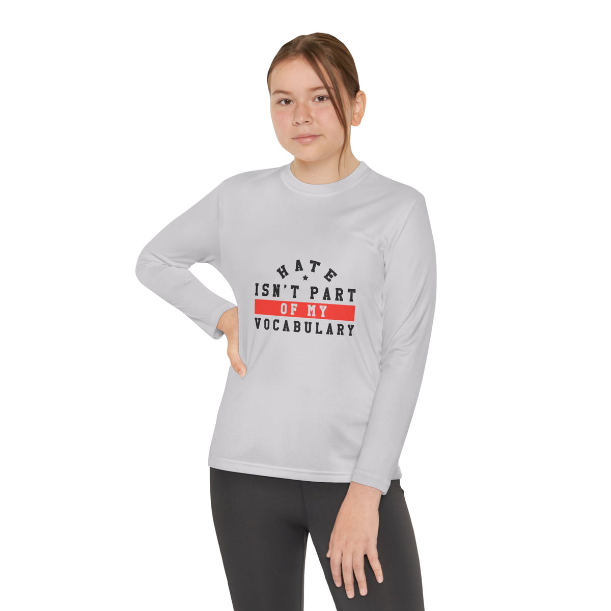Youth Long Sleeve Tee — Not in My Vocabulary | Reminiscent Wear Youth Collection