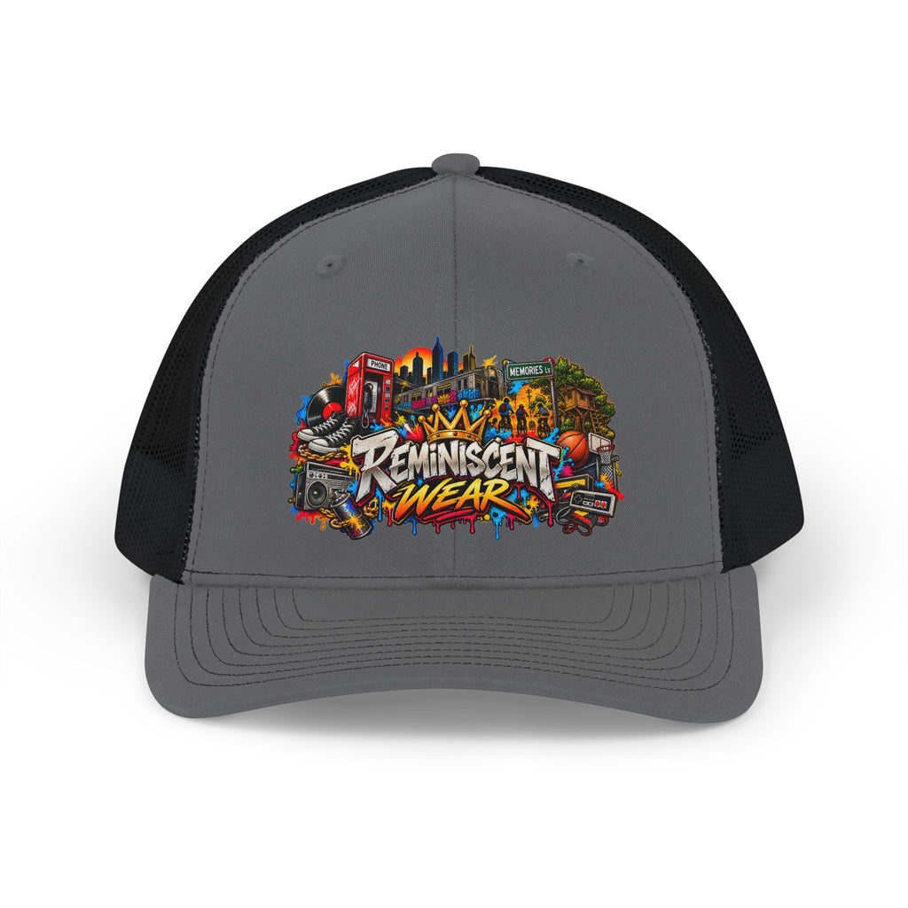 Reminiscent Wear Graphic Trucker Cap
