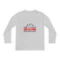 Youth Long Sleeve Tee — Not in My Vocabulary | Reminiscent Wear Youth Collection