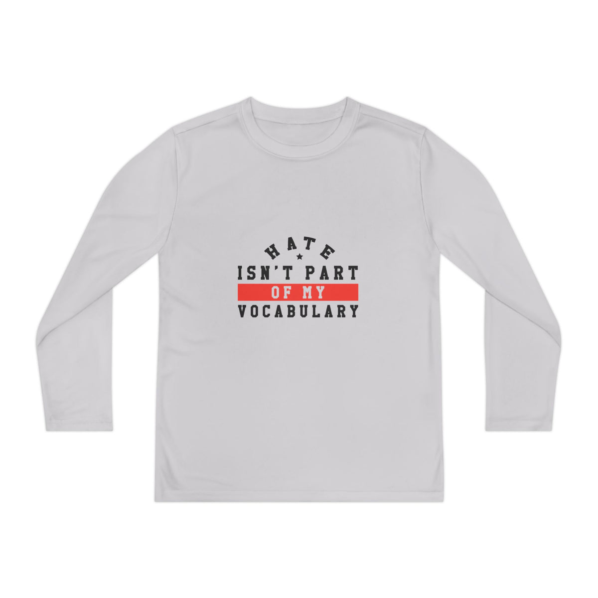 Youth Long Sleeve Tee — Not in My Vocabulary | Reminiscent Wear Youth Collection