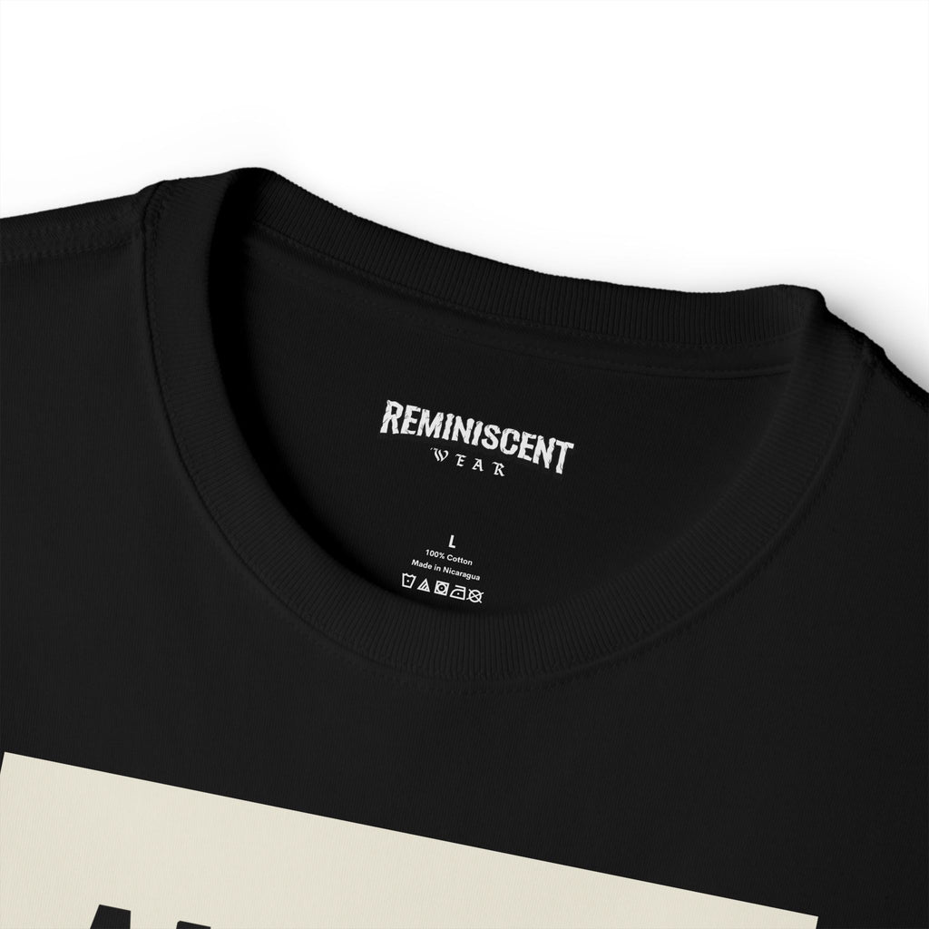 Reminiscent Wear — "America We Have a Problem"  Oversized Graphic Tee