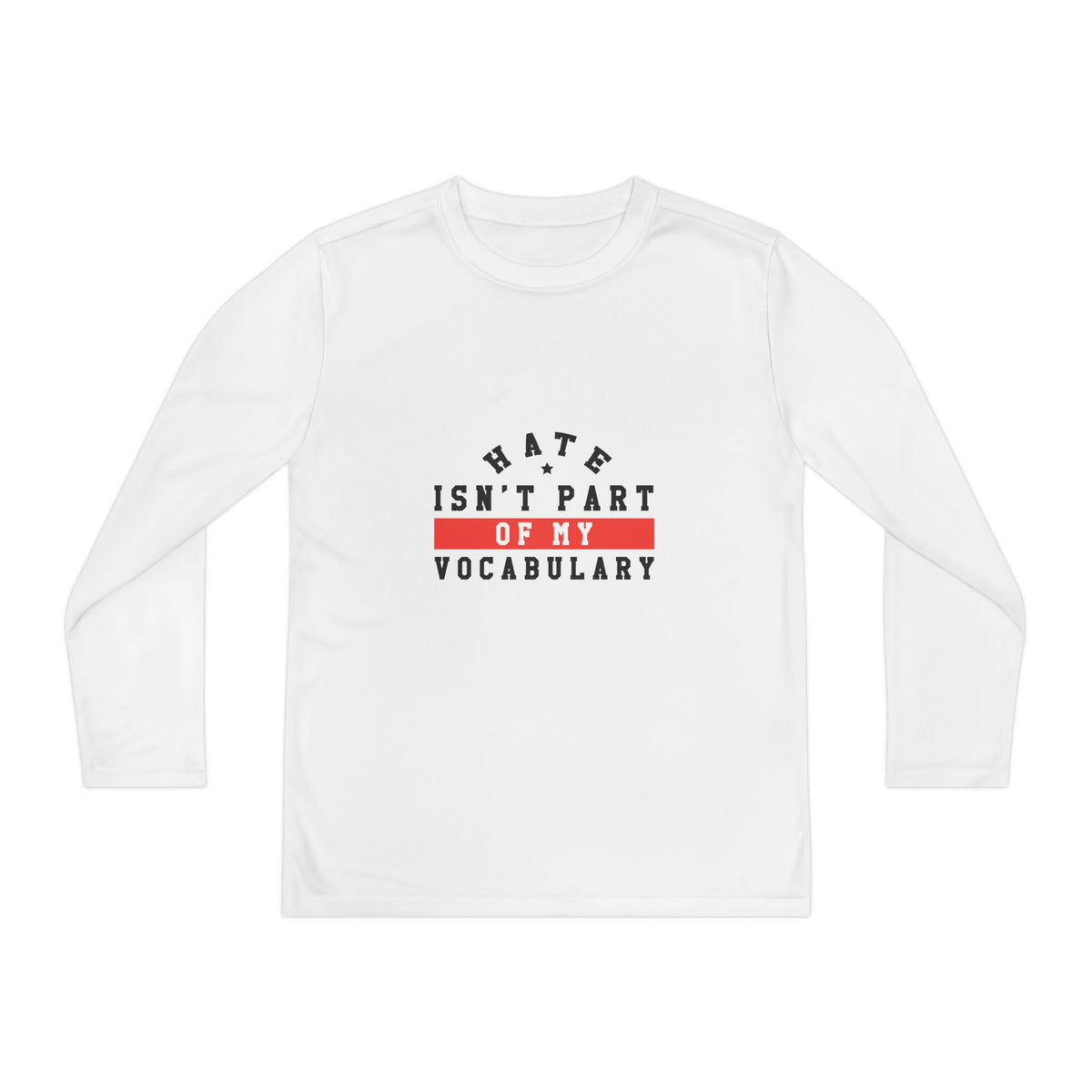 Youth Long Sleeve Tee — Not in My Vocabulary | Reminiscent Wear Youth Collection