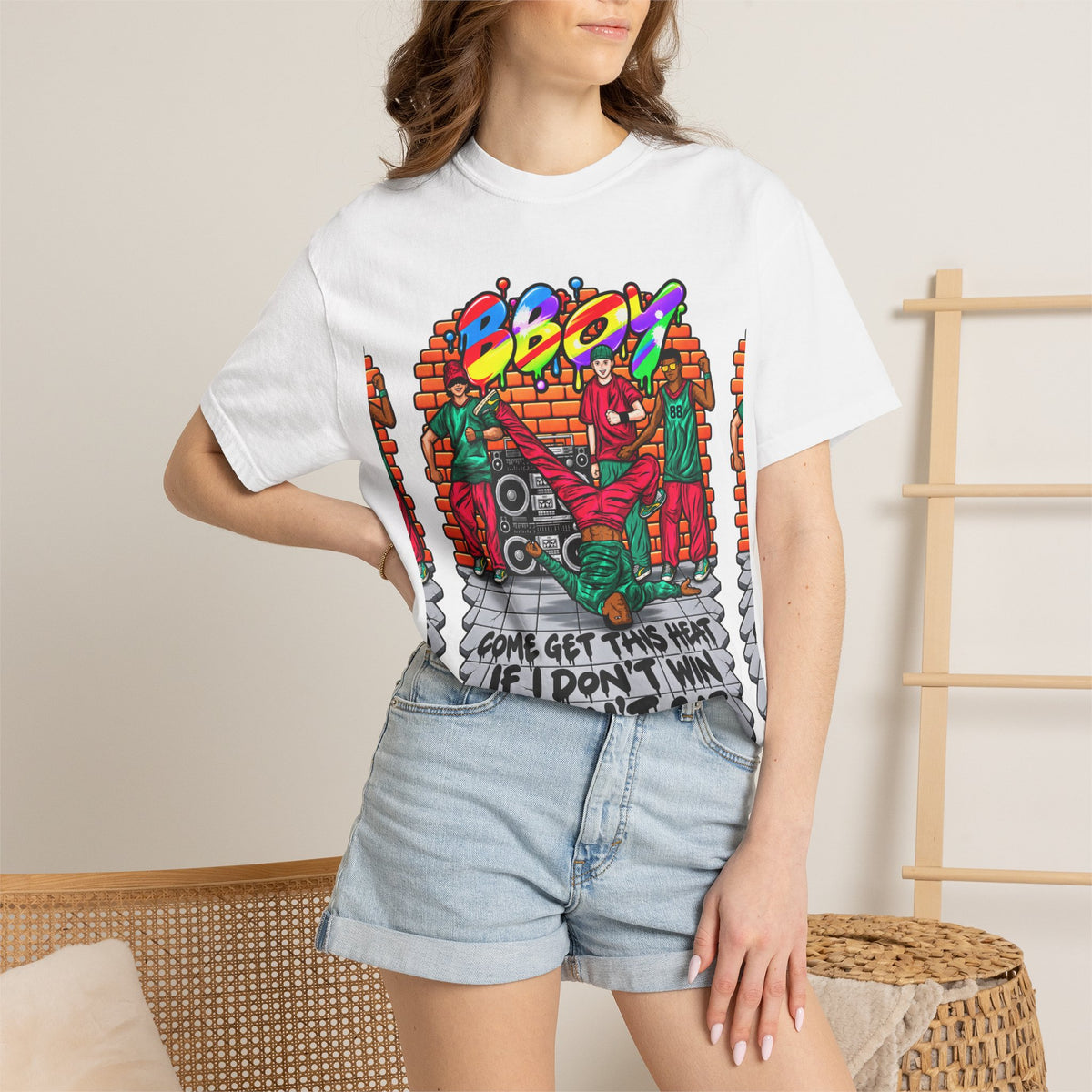 Reminiscent Wear BBoy T-Shirt — "Come Get This Heat " Streetwear Tee