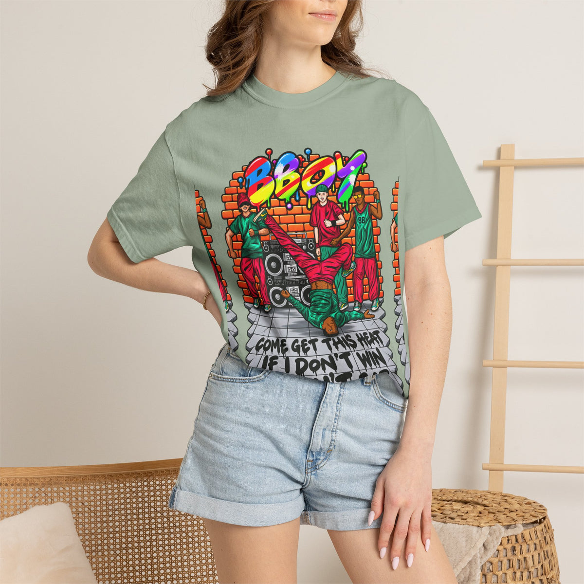Reminiscent Wear BBoy T-Shirt — "Come Get This Heat " Streetwear Tee
