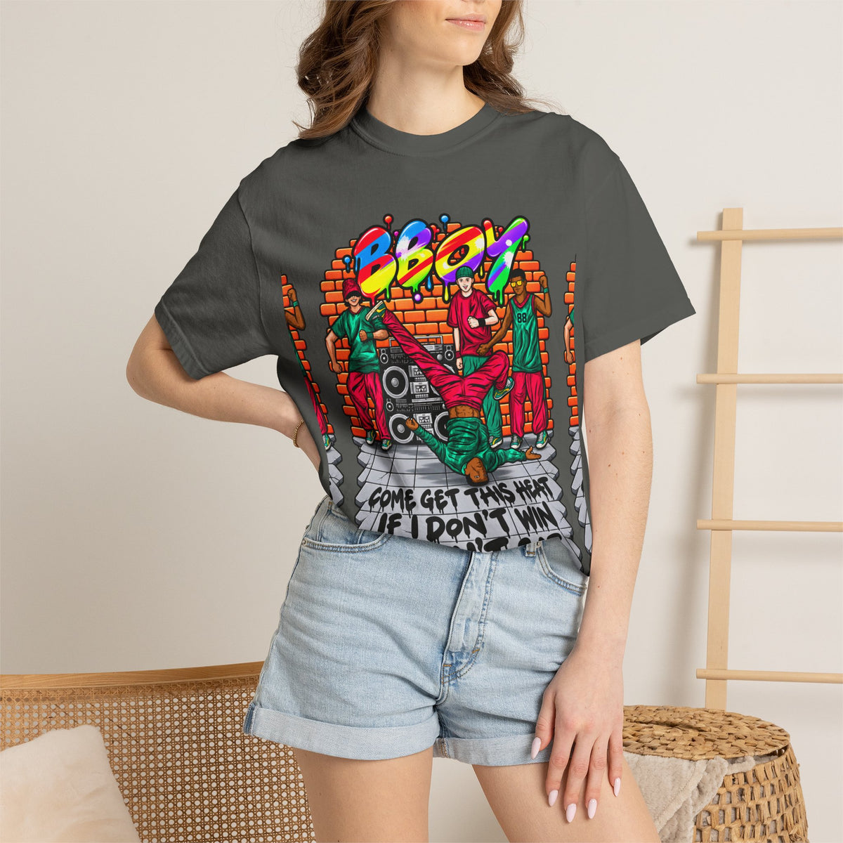 Reminiscent Wear BBoy T-Shirt — "Come Get This Heat " Streetwear Tee