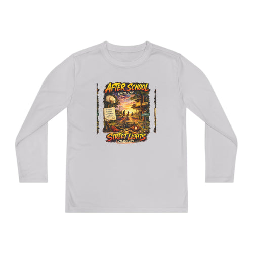 After School Until the Street Lights Came On Youth Long Sleeve Tee | Reminiscent Wear